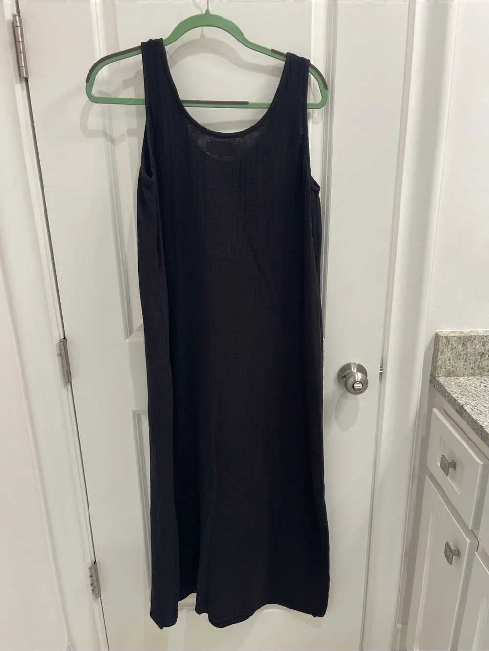 Siren Classic Black Sleeveless Maxi Dress - Casual Elegant - Picture 4 of 4